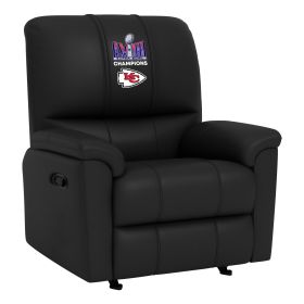 Kansas City Chiefs Super Bowl LVIII Champions Logo Rocker Recliner