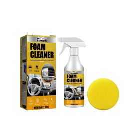 Rayhong Car Interior Foam Cleaner, Wash Free Decontamination Seat Ceiling Instrument Panel Foam Cleaner