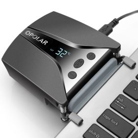 Laptop Fan Cooler with Temperature Display;  Rapid Cooling;  Auto-Temp Detection;  13 Wind Speed(2600-5000RPM);  Perfect for Gaming Laptop;  Nint