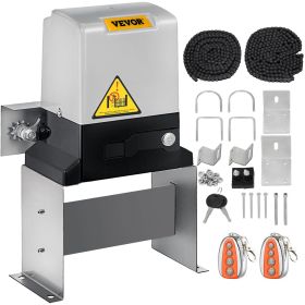 VEVOR Automatic Sliding Gate Opener 1400LBS with 2 Remote Controls, Gate Operator Hardware Kit for Security, Move Speed 40ft Per Min