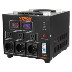 VEVOR Voltage Converter Transformer, 3000W, Heavy Duty Step Up/Down Transformer, Convert from 110 Volt to 220 Volt and from 220 Volt to 110 Volt