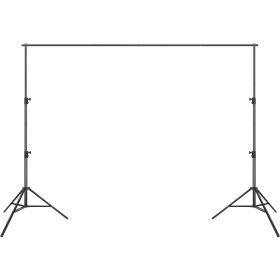 VEVOR 11.48 x 9.58 ft Heavy Duty Backdrop Stand, Height Adjustable Photography Backdrop Stand, Background Support System with 6 Clamps and A Carr