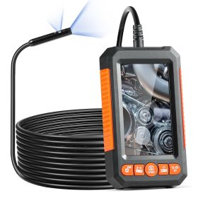 VEVOR Endoscope Camera with Lights Dual Lens Borescope 16.4FT Cable 4.3" Screen