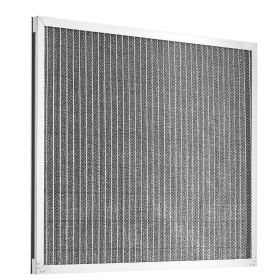 20x25x1 Aluminum Electrostatic Air Filter MERV 8 Actual 19.75x24.65x0.82