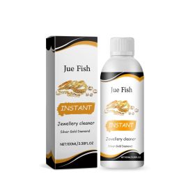 Jue-Fish Jewellery Cleaner, Jewelry Care Decontamination Cleaning Gold And Silver Glass Surface Black Care Cleaner
