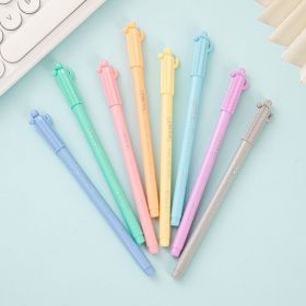 Macaron-Colored Gel Pen - 0.5mm Smooth Nib, Quick-Drying Ink & Comfortable Grip for Effortless Writing