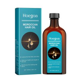 Hoegoa Moroccan Hair Oil, Leave-In Hair Care Serum For Split Ends And Dry Hair Without Greasy Scent