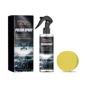 Homonth Polish Spray, Wash Free Clean Decontamination Seat Instrument Panel Cleaner