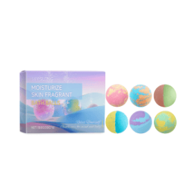 Jaysuing Bubble Bath Ball, Fragrant Moisturizing Floral Long-Lasting Fragrance Plant Clean Skin Bubble Bath Ball