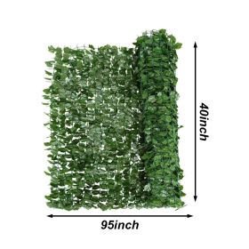Faux Ivy Leaf Decorative Privacy Fence (Option: S)