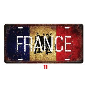 Vintage tin painting (Option: 011)