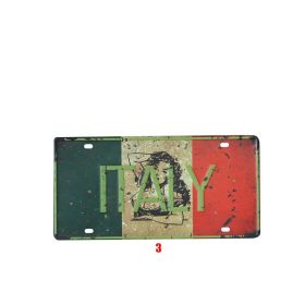 Vintage tin painting (Option: 03)