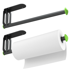 Stainless Steel Paper Towel Holder -Self-Adhesive & Screw Mount Options, Under Cabinet Or Wall Mount, Waterproof & Rustproof Design (Option: default)