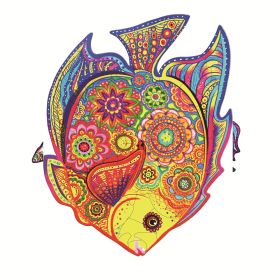 Each Piece Is Animal Shaped Christmas Gift Colorful Elephant Turtle Wooden Jigsaw Puzzles (Option: 14Style-A5)